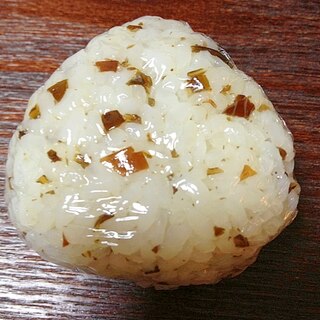 京都府・木の芽煮と寿司酢の生姜おにぎり△